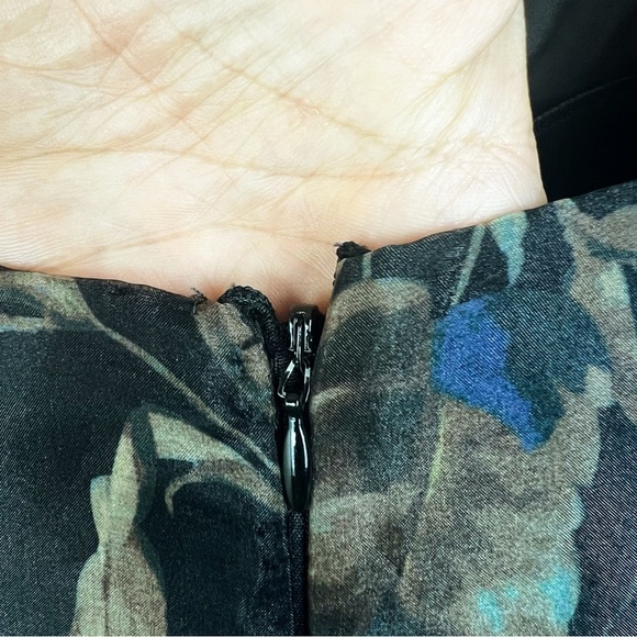 Lulus Stunning Elegance Black Floral Organza Maxi Dress Romantic Gown Small - Picture 13 of 16